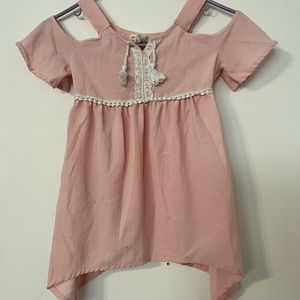 Baby pink Girls blouse